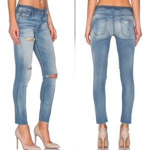 Hudson shine mid rise ankle skinny jean